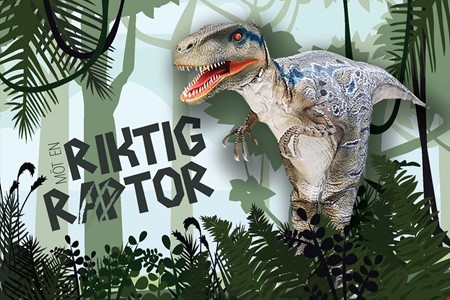 ”Möt en riktig Raptor dinosaurie” 